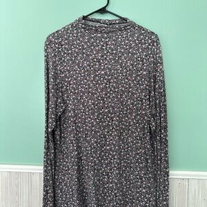 H&M Floral Long Sleeve Blouse